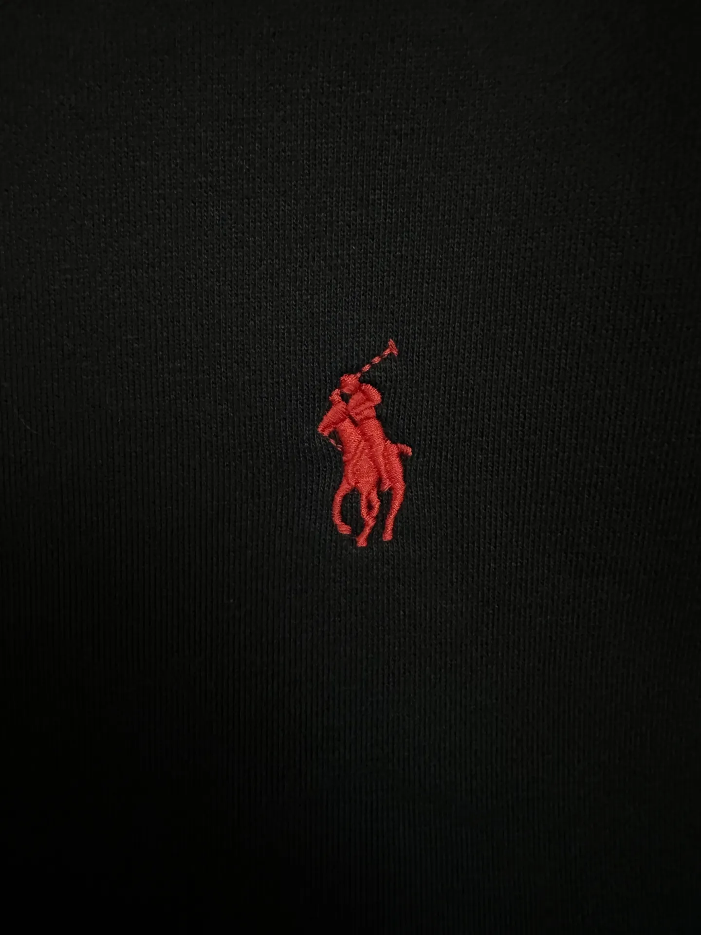 P330 Ralph Lauren logo embroidered sweatshirt. Customized cloud-like honey cotton fleece sweatshirt material. It feels delicate and comfortable against the skin. It is mainly made of deep black and is decorated with exquisite white pony logo. It is highly recognizable. Customized hardware. Thread. Accessories. Matching. Same style for men and women. -Color: Black White Blue Gray -Size: S M L XL